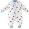 Baby Schlafsack mit Füßen Winterschlafsack 3.5Tog Jungen Mädchen Strampler Abnehmbare Ärmel Baumwolle Reißverschluss Beine Warmer Schlafanzug Kinder 3-4 Jahre,Platz