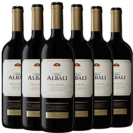 Viña Albali Tinto Reserva Magnum - 6 botellas x 1.5 L (Total: 9 L)