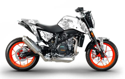 ARider Dekor für KTM Duke 690 R (2012-2020) | Aufkleber und Grafik Kit (Weiß)