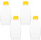 Cabilock 4 Stücke Squeeze Honigflaschen 500 ml Ahornsirupspender, Kunststoff-Quetschflasche für Honigflaschen ， Mayo, Hot Sauce, Senf, Olivenöl