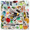 LYLSDSB 50 Stück Insekten Aufkleber Kawaii Tiere Vinyl wasserdichte Stickers für Laptop Skateboard Gepäck Scrapbooking Gitarre Fahrrad Auto Motorrad