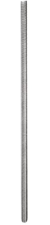 Rebower Komplett mit Gewinde Stab 304 Edelstahl Rechte Hand Stab Nieten [für Aufhänger und Klammern und U-Bolzen] - M8x250mm Außengewinde /Silber