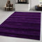 Carpetsale24 Teppich Wohnzimmer Unicolor - Einfarbig Lila Meliert 140 x 200 cm - Kurzflor Schlafzimmer Pflegeleicht und Extra Weich - Für Küche Esszimmer Kinderzimmer Rechteckig