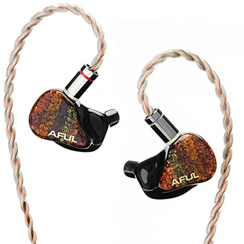 AFUL Acoustics Performer 8/Performer8 1DD+ 7BA Driver in-Ear Monitors, Masterpieces Hybrid Drivers IEMs in-Ear Earphones with Easy Driveability (Performer 8)