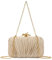LUI SUI Clutch Geldbörsen Frauen Abendtasche Plissee Clutch Bag mit Kette für Hochzeit Party Prom Bankett Cocktail