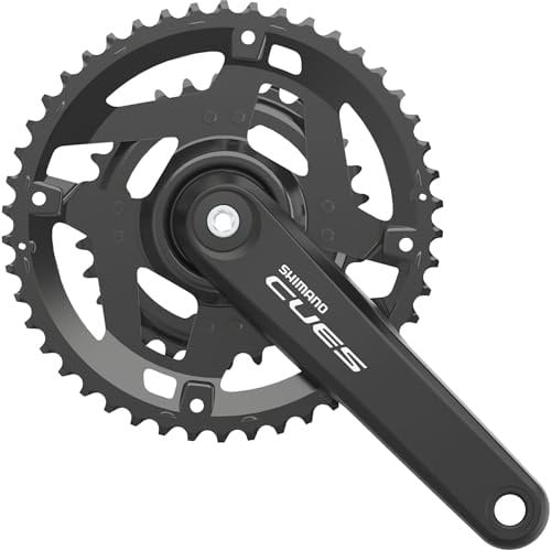 SHIMANO Unisex Adulto Crankset 9/10-speed Bielle, Multicolore (Multicolore), Taglia unica