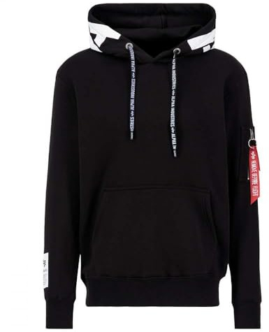 Alpha Industries Herren Alpha Industries Alpha Hoody Kapuzensweat für Herren Kapuzenpullover (1er Pack)