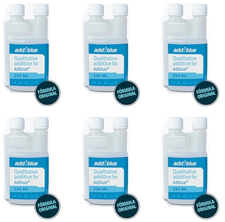 Genérico Aditivo Anticristalización Tratamiento ADBLUE. Envase de 250 ml. Formula Original. (6 Uds.)