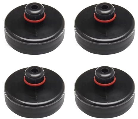 Wagenheber Gummiauflage, Gummiklotz Gummiblock für Tesla Model 3/Y/X/S, Tesla Jack Pad Adapter Zubehör für Schützt Tesla Batterie und Chassis, Autoschutz Schwingungsdämpfer (4)