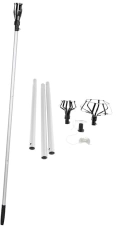 Sharplace Light Bulb Changer for High Ceilings Telescoping Extension Pole Versatile Multipurpose Light Bulb Changing Tool for Ceiling