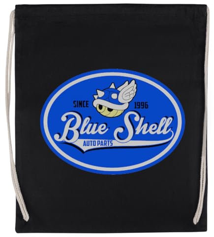 Générique Blue Shell Auto Parts Sac De Sport Noir Sport Unisexe