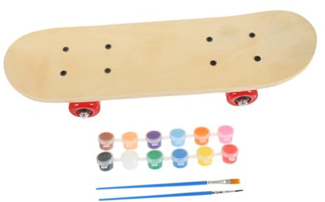 SEWACC 1 Set Graffiti Malerei Set DIY Sport Skateboard DIY Skateboard Material Skateboard Deck Holzdeck Skateboard Party Geschenk Klassische Skateboards Graffiti Zubehör