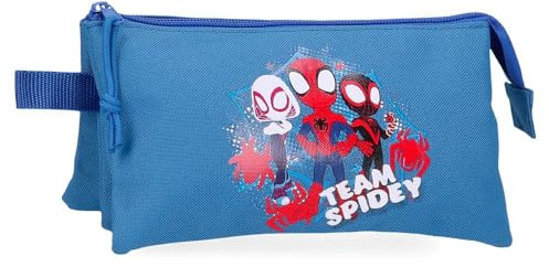 Marvel Jungen Team Spidey Gepäck- Kuriertasche, Blau, Einheitsgröße