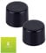 LumenEco Universal Dimmer Light Switch, Rotary Knob D-Spindle, Replacement D-Spindle, 6mm Dimmer Knobs, Durable, Easy Installation, Premium Quality - Pack of 2 (Iridium Black)