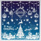 AhfuLife Fensterbilder Weihnachten, 244 Stück Fenstersticker Weihnachten Selbstklebend, Wiederverwendbar Doppelseitig Weihnachten Schneeflocken Rentier Fensterdeko für Xmas Party Weihnachtsdeko
