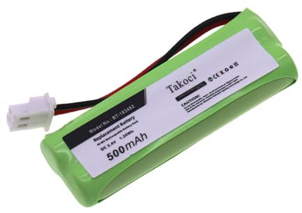 SCESMIA Lot de 2 batteries de rechange BT283482 pour téléphone sans fil Vtech CS6114/2 LS6475-3 CS6409 CS6419/2 DS6401/16 DS6421/1/2/3/4/26 LS6476 89134801 2,4 V 50001 mAh