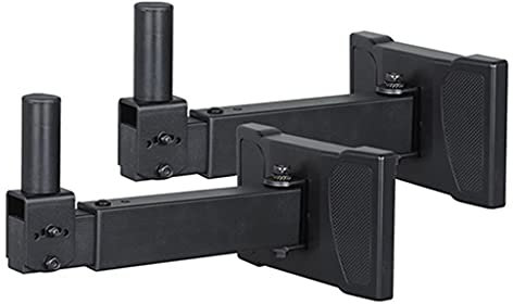 ASerZenith Monitor Speaker Stands Speaker Wall Bracket Ceiling Panoramic Surround Speaker Bracket Adjustable Expansion and Contraction Wall Speaker Bracket Studio Monitor Stand
