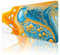 Gaming Mauspad XXL 700x300mm Mauspad orange Farbe Mousepad Blau Mouse Pad Großer Erweiterter Schreibtischunterlage, rutschfeste Gummibasis Desk Mat Verbessert PräZision und Geschwindigkeit R716