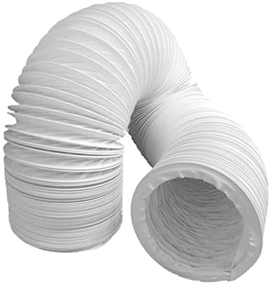 Anakel Home Tubo de Evacuación Universal de 3m para Secadora Fabricado en PVC con Refuerzo de Alambre de Acero | Ø102mm Tubo Flexible de Salida de Aire
