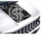 Grafica Adesivo Cofano Anteriore Compatibile con Jeep Renegade Decorazione Tuning Sticker Auto in PVC Vinile Sagomato Senza Fori Nero (Design 06)