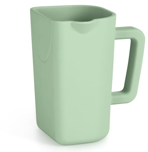 haakaa Gentle Pour Bath Rinse Cup | Food Grade Silicone Shampoo & Body Washing Rinser Cup for Kids with Easy Grip Handle - Pea Green