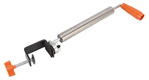 Rotolamento in acciaio inossidabile pasta a rullo fisso a 360 ° rotazione per pasta pane pizza smart rototing rotante pratico uso buon materiale migliore design argento (Piccolo 80x66x100cm)