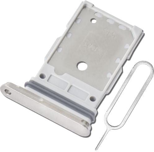 ExtKry Tiroir Carte SIM pour Samsung Galaxy S24 Ultra Support Carte SIM Qualité d'origine Remplacement Tiroir + Outil Éjection (Gris)