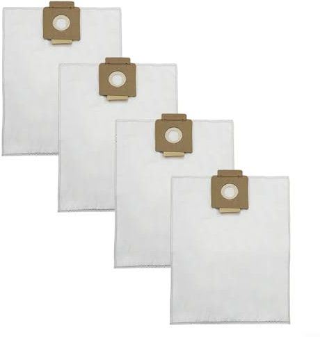 ZYNCUE Lot de 4 sacs à poussière de rechange pour aspirateur Karcher T 7, T7/1, T8/1, T12/1 DS5300, grande capacité 5 couches non tissées