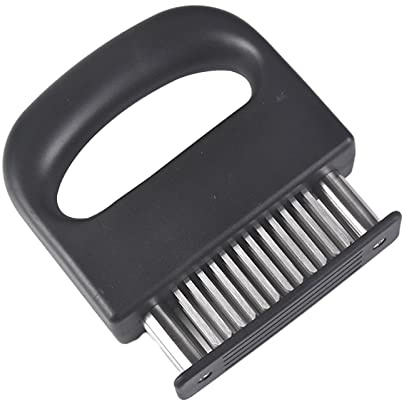 WKabnkn Picadoras de carne profesionales de acero inoxidable con aguja portátil para carne, accesorios de cocina, martillo ablandador