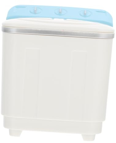 Hohopeti Mini Washing Machine Toy Plastic Appliance for Children Boys and Girls Educational Simulation Washing Machine Plaything Suitable for Pretend Play