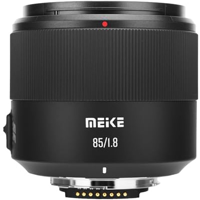 Meike 85 mm F1.8 SE Mark II STM AF Vollformat Autofokus Medium Teleobjektiv Hohe Auflösung 8K Portrait Objektiv Kompatibel mit Nikon F Mount Kameras D850 D750 D610 D780 D3500 D5500 D5600 D5300 D7200