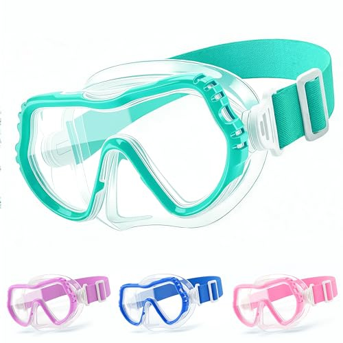 IEEILULU Maschera Subacquea per Bambini (Verde)
