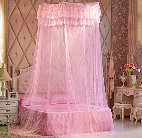 Unimall Bettvorhang Betthimmel (Rosa)