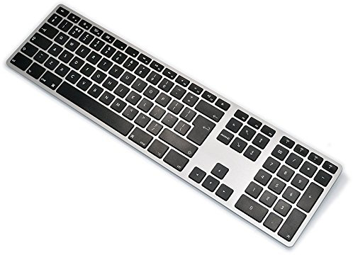Matias UK Bluetooth Aluminum Backlit Keyboard Mac Space Gray