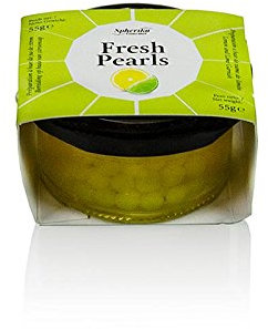 Fruchtkaviar Zitrone-Limette, Perlgrösse 5mm, Sphären, Cocktail Pearls, 55g