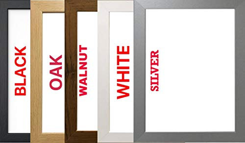 70 x 50 cm Modern Wood Poster Frame (White)