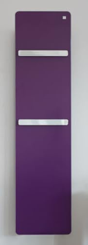 Zehnder vitalo Design Heizkörper VIPK-125-050, 1275x500 mm, Ausführung bar, mit Anschlussbox EasyFix, Badheizkörper: Weiß RAL 9016 - ZV111250B100000