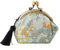 Oyachic Porte Monnaie Coin Purse Vintage Portefeuille Pochette Femme Pouch Bourse Sac Fille Fermoir Kiss Lock Change Purse (Vert foncé)