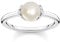 Thomas Sabo Damen Ring Perle mit Sternen 925 Sterlingsilber TR2298-167-14
