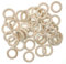 JZK 40 x 4.5cm Natürlich Holzringe klein zum basteln, unfertiger holzring für Makramee spielbogen greifling, runde Holzreifen hölzern Ring für basteln