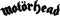 Motörhead Logo Aufkleber Sticker Rock 'n'' Röll Lemmy ca.19x5 cm, schwarz