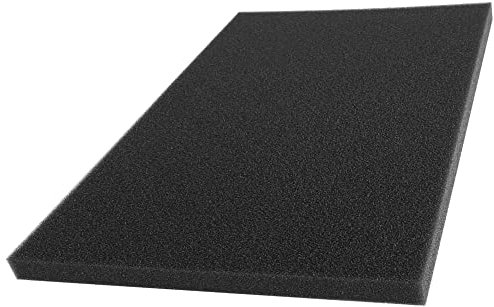 cyclingcolors Filtro aria schiuma spugna universale 300x210mm 60PPI aspirazione moto auto carburatore decespugliatore scooter motore foflio pannello, 15mm