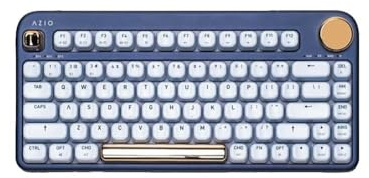 Azio Izo Kabellose Bluetooth-Tastatur, Blau