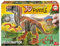 Educa 19382, Velociraptor, 3D Puzzle für Erwachsene und Kinder ab 6 Jahren, 64 Teile, Dinosaurier