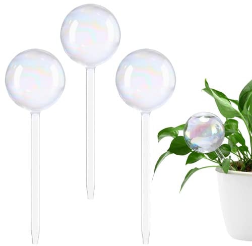 Joycabin Bewässerungskugeln, 200 ML Bunte Glas Selbstbewässernde Pflanzenzwiebeln, automatische Pflanzenbewässerung für drinnen und draußen