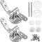 Skyzone Toilet Seat Hinges - Zinc Alloy Accessories with Quick Release, Suitable for WC Toilets