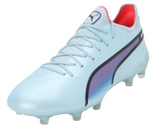 PUMA Damen King Ultimate Fg/Ag WN's Leichtathletik-Schuh, Silberner Himmel Black Fire Orchid, 37 EU