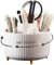 MUAMAX Rotating Pencil Pen Holder for Desk Storage Box, Pen Cup Pot Holder, Pen Desk Organizers,Makeup Brushes Organizer for Office Supplies,School Home Art Supply