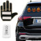 Lumière de geste de doigt avec télécommande 2023 - Lumière LED pour vitre arrière de voiture - Gadgets de voiture amusants et panneaux de signalisation routière - Cadeau d'Halloween pour homme et
