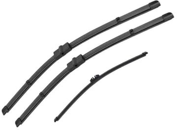 Scheibenwischer Für X3 Für F25 2010-2017 Auto Wischer Windschutz Windschutz Fenster Auto Zubehör Vorne Hinten Wischer Klinge Set Auto Wischer (Color : Front Rear, Size : RHD)